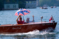 2013 Wooden Boat Parade at Lake Rabun