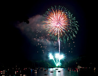 Lake Rabun Fireworks 2013