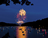 Lake Rabun Fireworks 2015