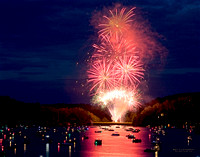 Lake Rabun Fireworks 2017
